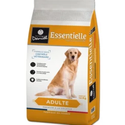 Croquettes chien Essentielle Adulte à la volaille 14kg - Les recettes de Daniel