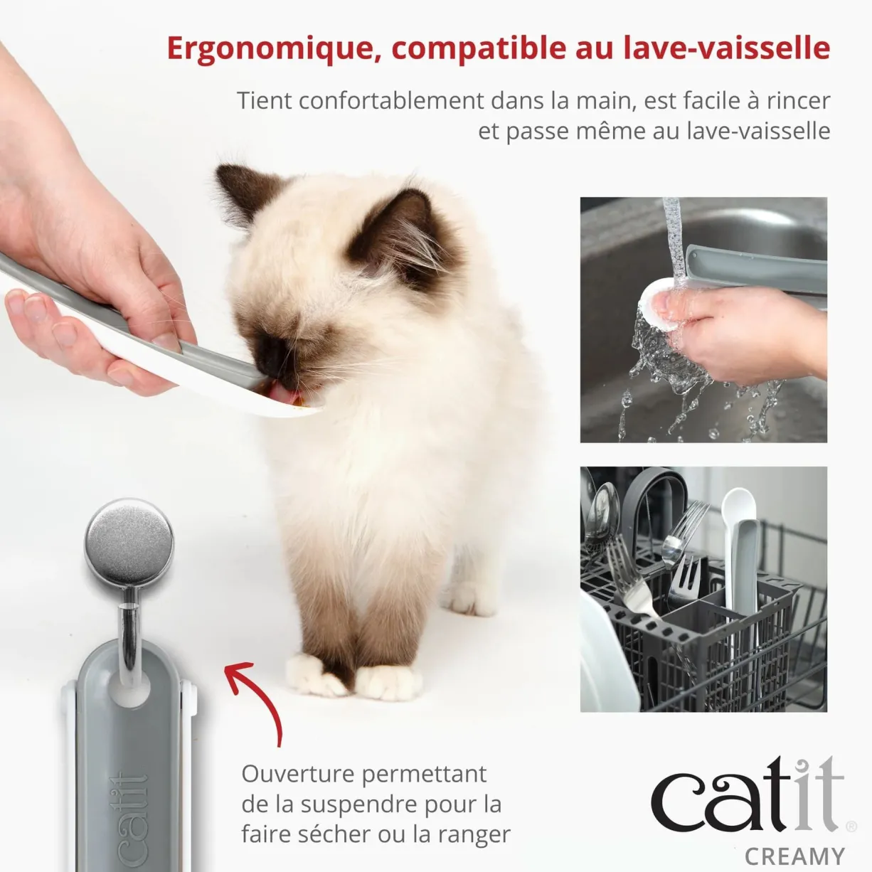 Cuillère pour friandise à lécher chat Creamy - Catit