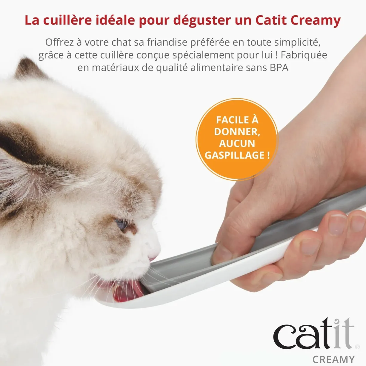 Cuillère pour friandise à lécher chat Creamy - Catit