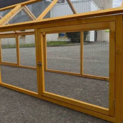 Enclos grillagé bois extérieur 400x110cm