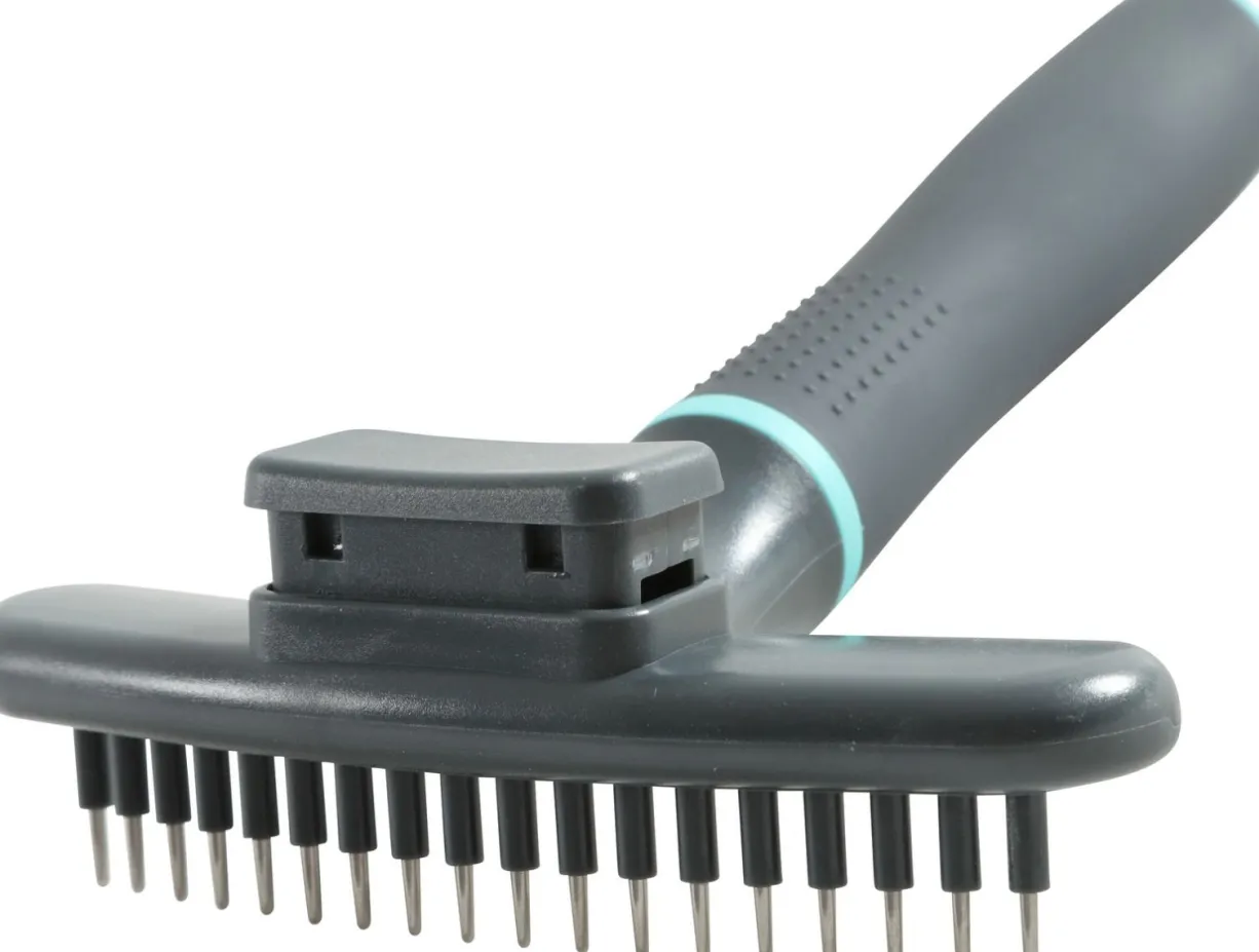 Etrille pour chien 18 dents rétractable Anah - Zolux