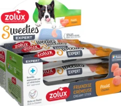 Friandise crémeuse chien stick Sweeties 14g poulet - Zolux