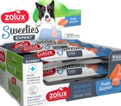 Friandise crémeuse chien stick Sweeties 14g saumon poulet - Zolux