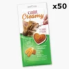 Friandise à lécher chat Creamy 10g poulet et agneau x 50 - Catit
