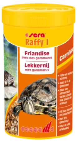 Friandise tortue aquatique Raffy I Nature 250ML - Sera