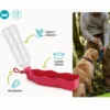 Gourde pliable chien Bivouak 450ML bleue - Zolux