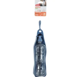 Gourde pliable chien Bivouak 450ML bleue - Zolux