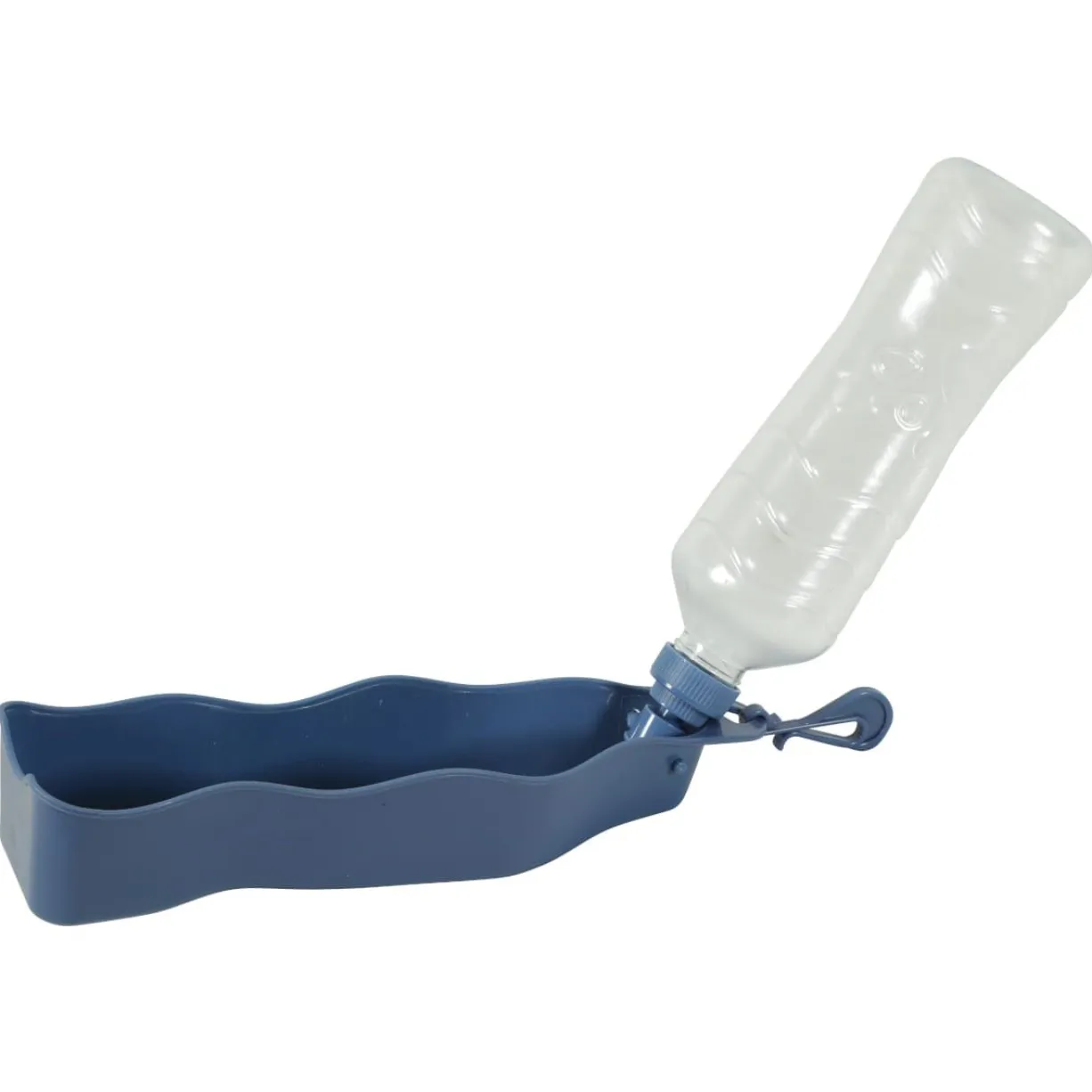 Gourde pliable chien Bivouak 450ML bleue - Zolux