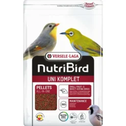 Granulés extrudés pour oiseaux frugi et insectivores NutriBird Uni Komplet 250g - Versele Laga