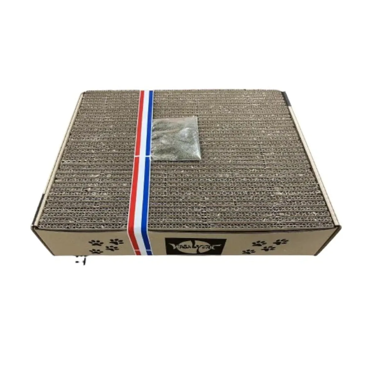 Griffoir en carton Chat va griffer dur 38x29x8cm - WasaByCat