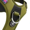 Harnais anti traction chien Hurricane vert olive taille M - BullyBillows