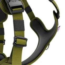 Harnais anti traction chien Hurricane vert olive taille M - BullyBillows