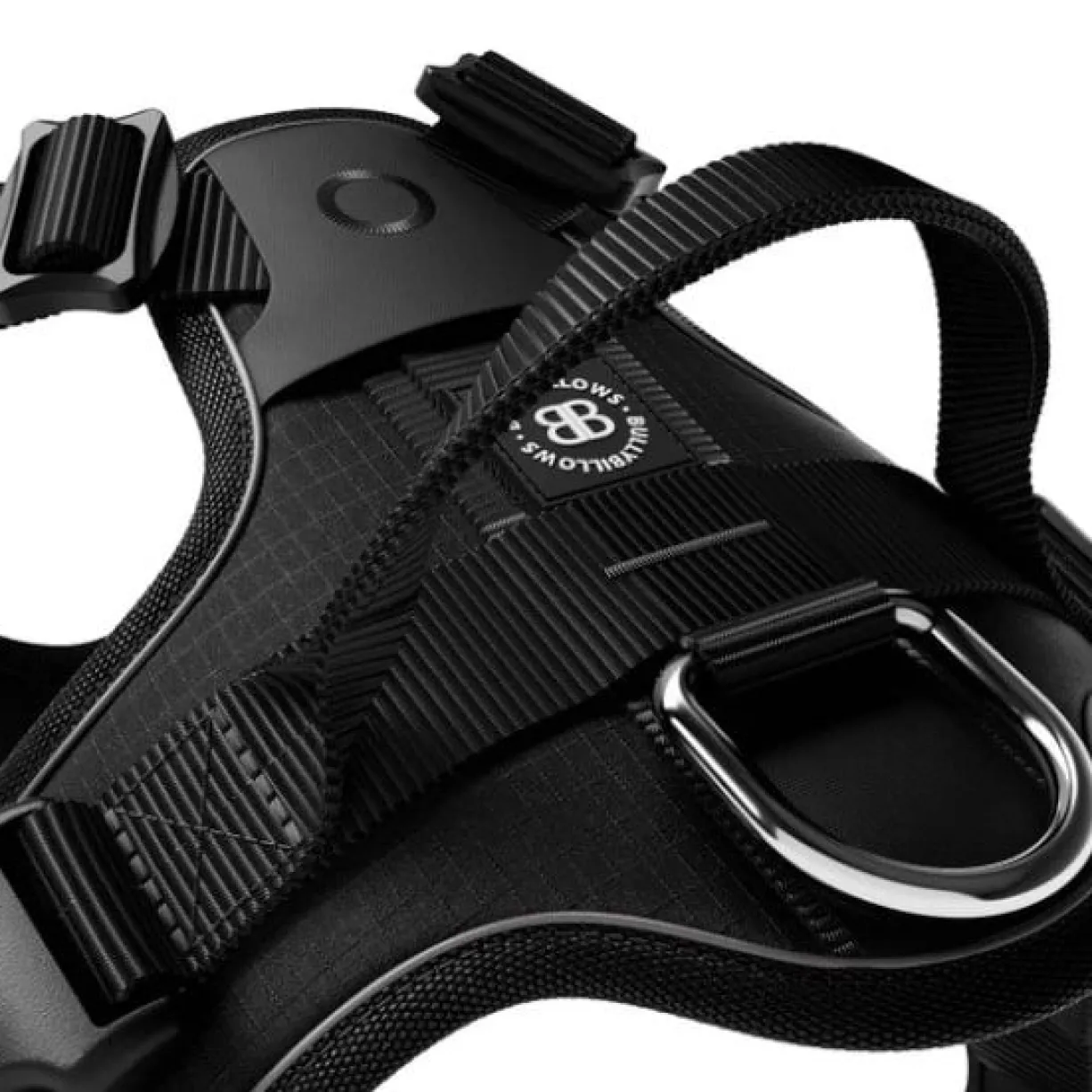 Harnais anti traction chien Hurricane noir taille S - BullyBillows