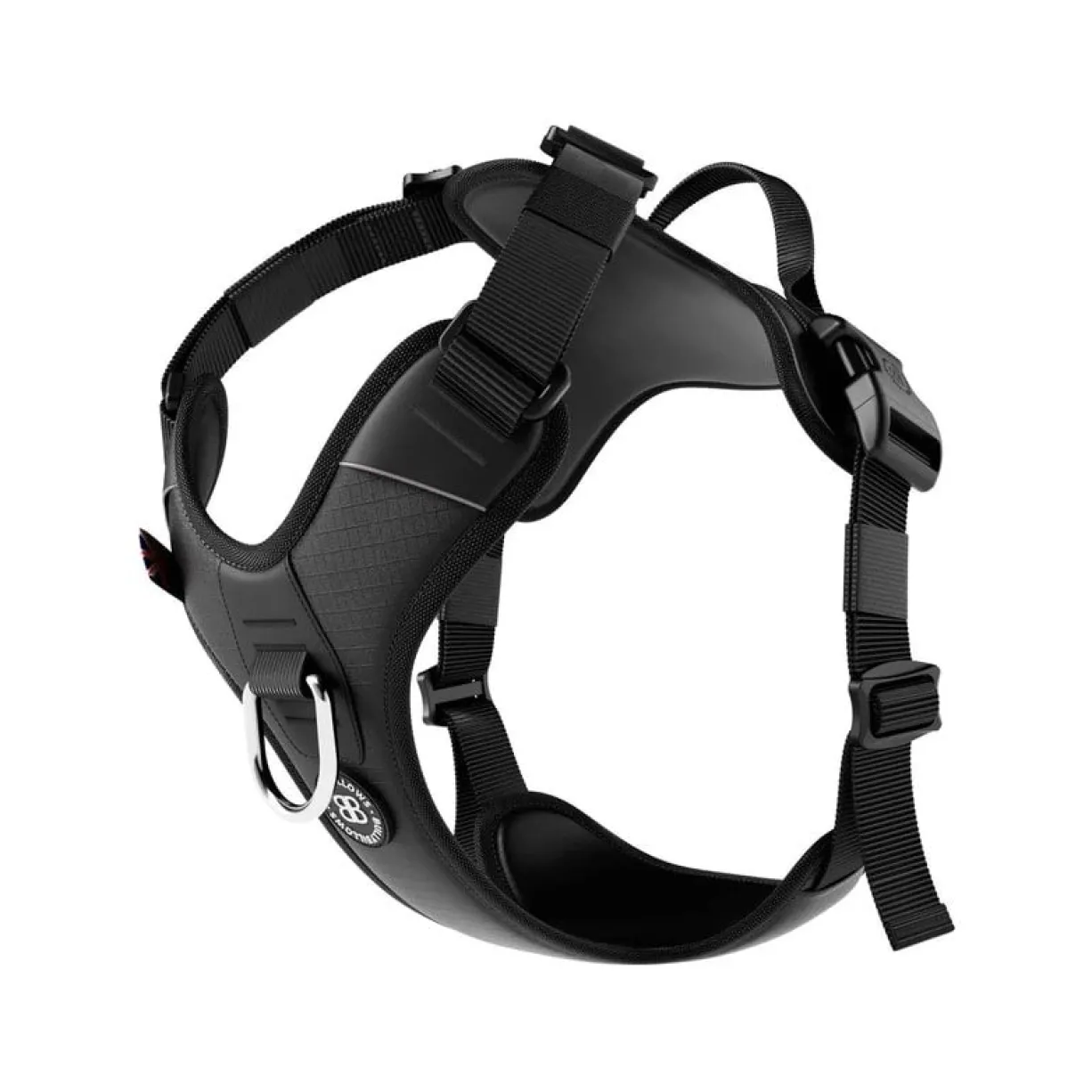 Harnais anti traction chien Hurricane noir taille S - BullyBillows