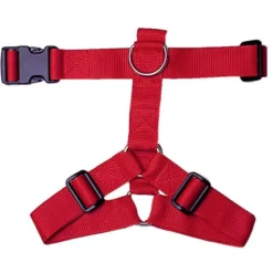 Harnais nylon 25mm 50/90cm - Rouge