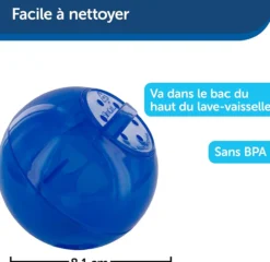Jouet interactif distributeur de croquettes Slimcat Bleu - Petsafe