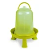 Kit abreuvoir 8L mangeoire 8Kg poule à pieds plastique vert gamme Eco