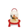 Kit abreuvoir 3L mangeoire 2Kg poule à pieds plastique gamme Eco Happy Range