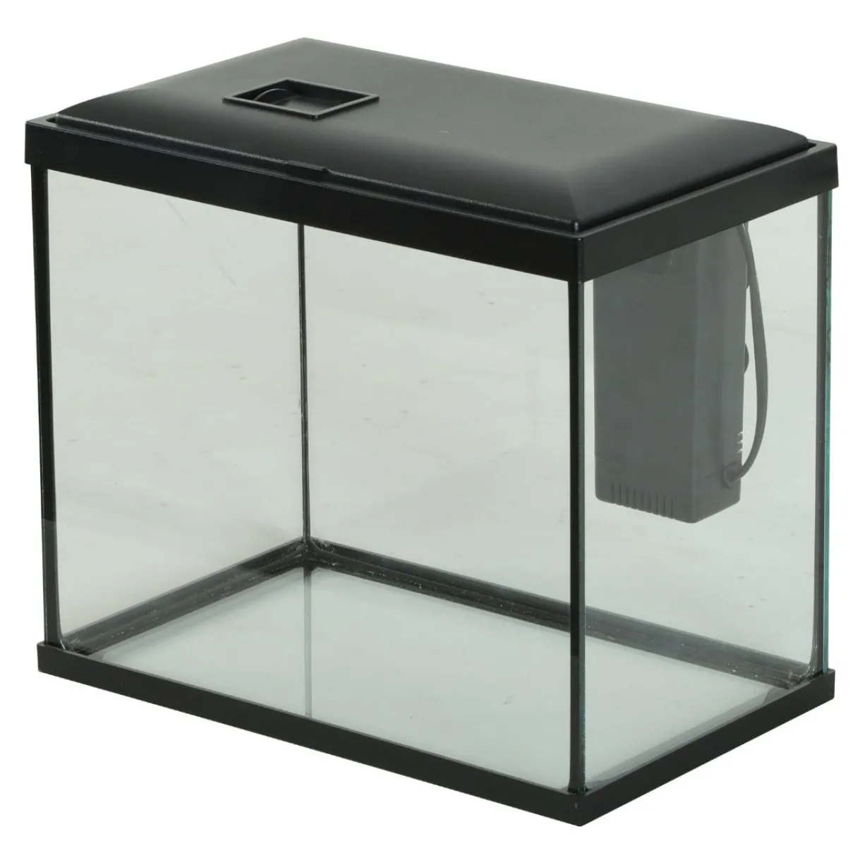 Kit aquarium poisson Initio 30cm noir et décor Landscape Red Soil - Zolux