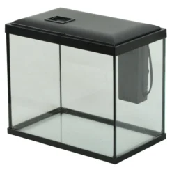 Kit aquarium poisson Initio 30cm noir et décor Landscape Road - Zolux