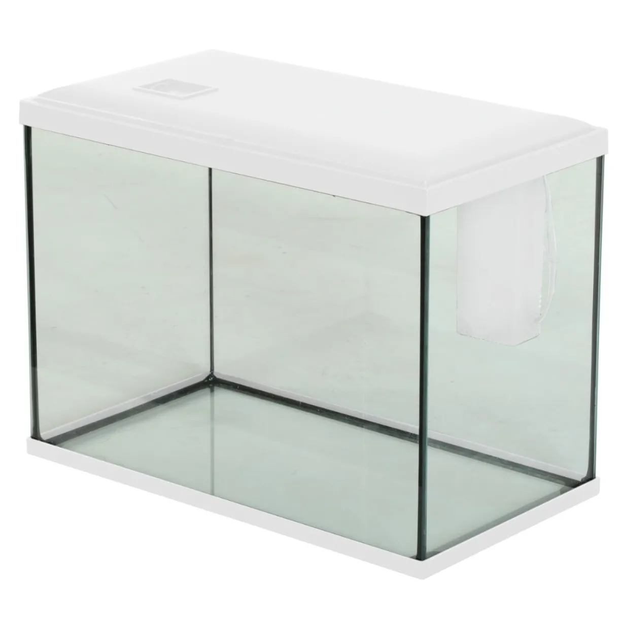 Kit aquarium poisson Initio 40cm blanc et décor Landscape Red Soil - Zolux