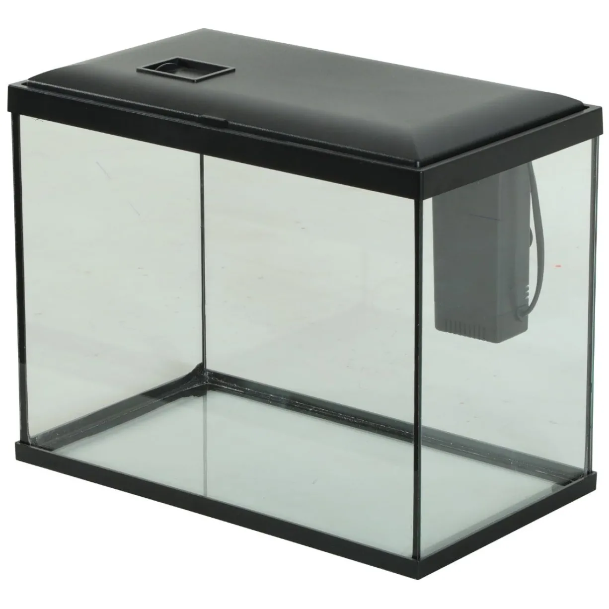 Kit aquarium poisson Initio 35cm noir et décor Landscape Red Soil - Zolux
