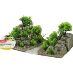 Kit aquarium poisson Initio 30cm blanc et décor Landscape Road - Zolux
