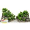Kit aquarium poisson Initio 35cm blanc et décor Landscape Road - Zolux