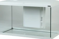 Kit aquarium poisson Tana LED 60 blanc et meuble Iseo Tana 60 mélaminé blanc - Zolux