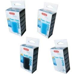 Kit cartouches filtre aquarium Iseo 1 mois sans céramique - Zolux