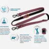 Laisse éducation chien Bivouak 2m rouge - Zolux