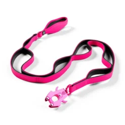 Laisse Ladder Combat et harnais Hurricane rose carmin taille L - BullyBillows