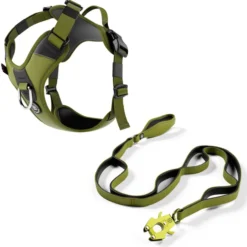 Laisse Ladder Combat et harnais Hurricane vert olive taille M - BullyBillows