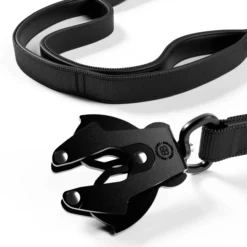 Laisse Ladder Combat et harnais Hurricane noir taille L - BullyBillows