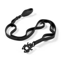 Laisse Ladder Combat et harnais Hurricane noir taille L - BullyBillows