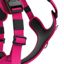 Laisse Ladder Combat et harnais Hurricane rose carmin taille M - BullyBillows