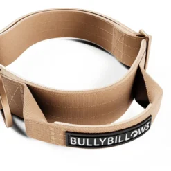 Laisse Lighter Swivel Combat et collier Lighter Combat Collar 4cm beige taille L - BullyBillows