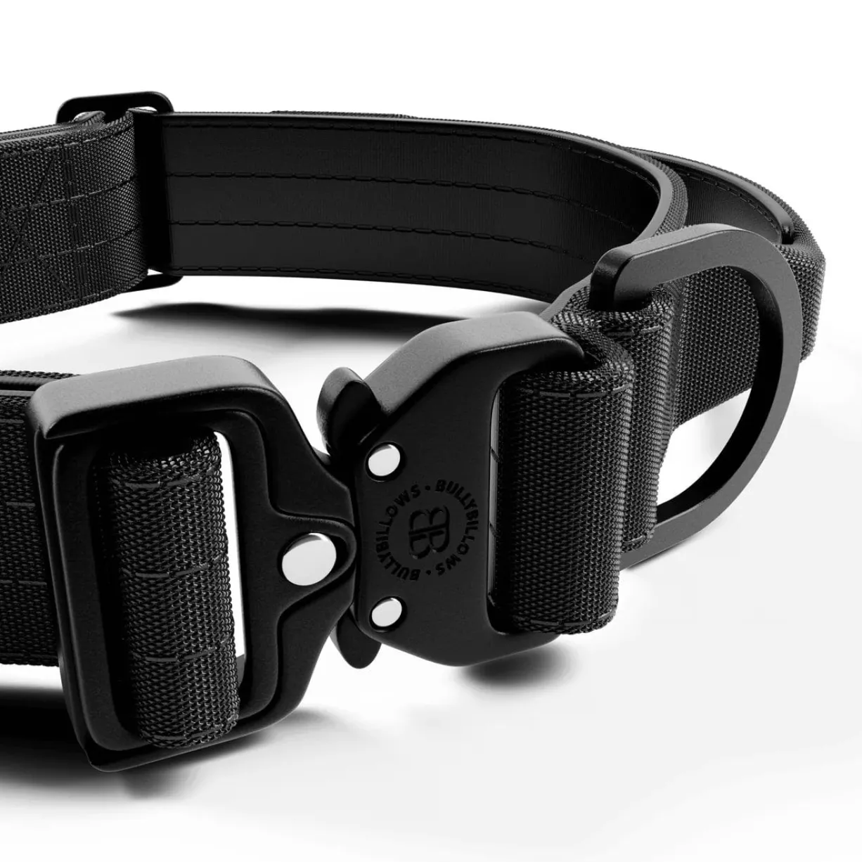 Laisse Lighter Swivel Combat et collier Lighter Combat Collar 4cm noir taille S - BullyBillows