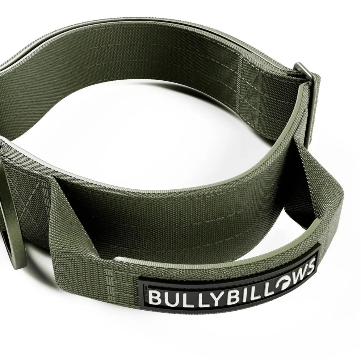 Laisse Lighter Swivel Combat et collier Lighter Combat Collar 4cm kaki taille M - BullyBillows
