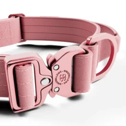 Laisse Lighter Swivel Combat et collier Lighter Combat Collar 4cm rose taille S - BullyBillows