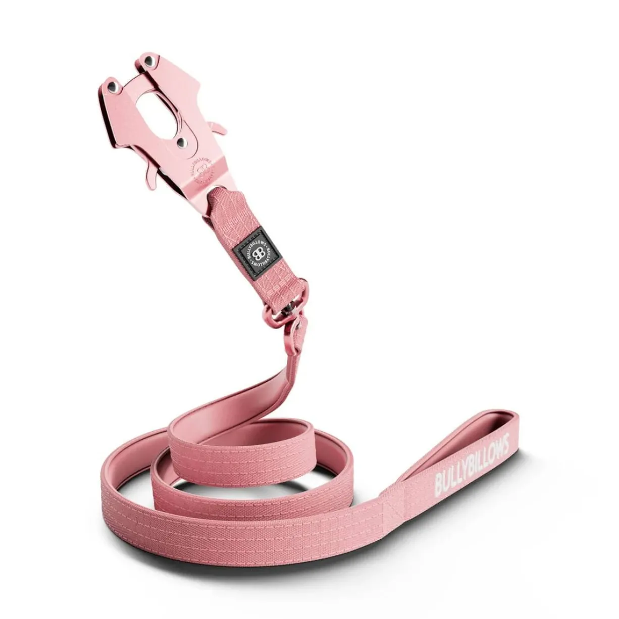 Laisse Lighter Swivel Combat et collier Lighter Combat Collar 4cm rose taille M - BullyBillows