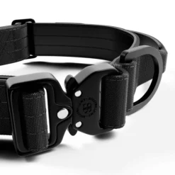 Laisse Lighter Swivel Combat et collier Lighter Combat Collar 4cm noir taille M - BullyBillows