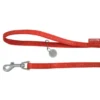 Laisse Mac Leather 10mm/1,20 m - Rouge