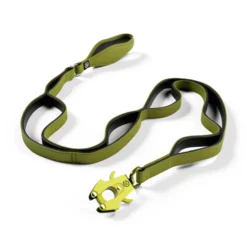 Laisse à poignées multiples chien Ladder Combat vert olive - BullyBillows