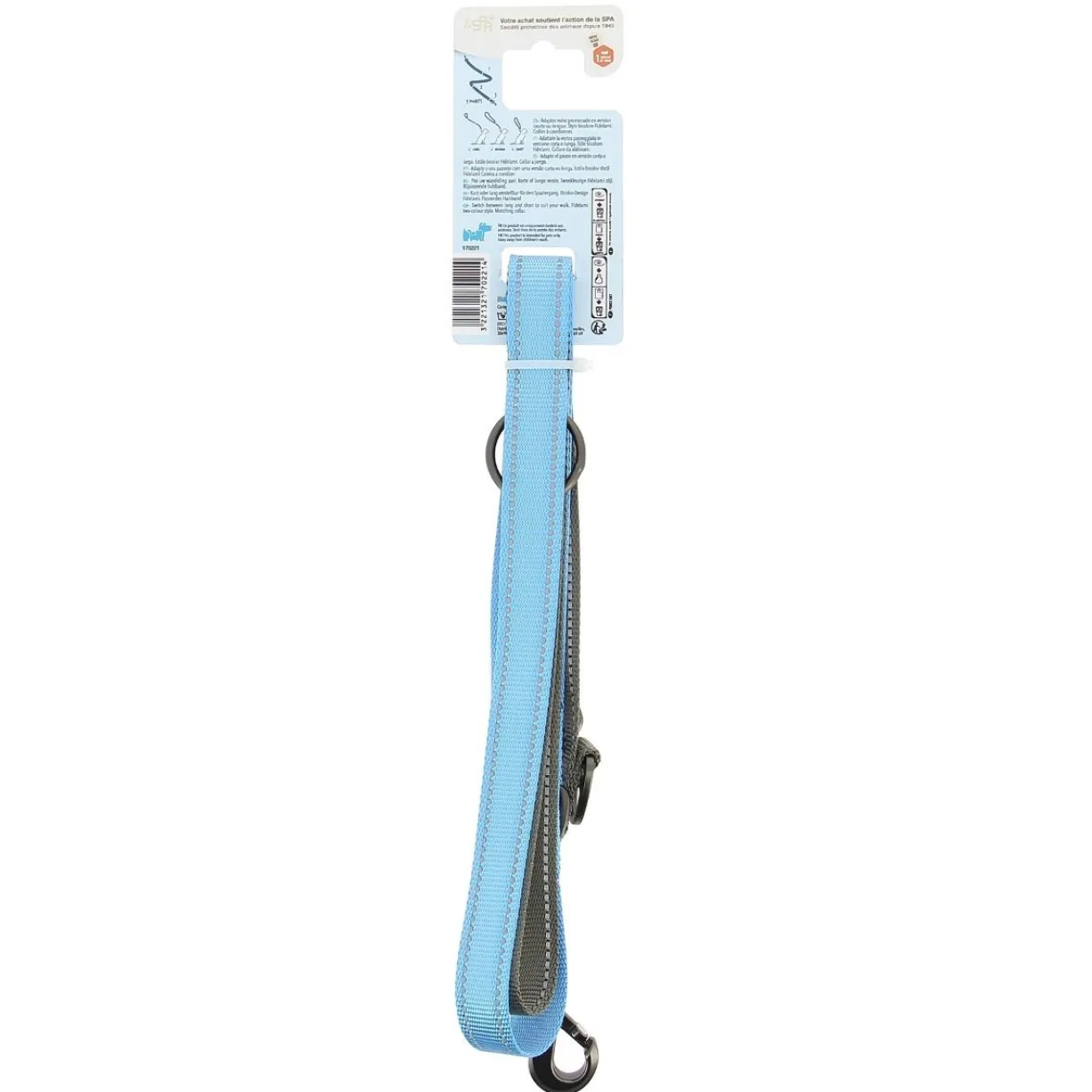 Laisse 3 points chien 240cm - Fidelami