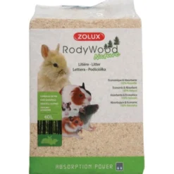 Litière lapin et rongeur Rodywood Nature 60L – Zolux