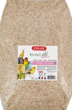 Litière oiseaux BirdyCob nature 15L - Zolux