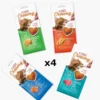 Lot de 16 friandises à lécher chat Creamy 10g saveurs mixtes - Catit