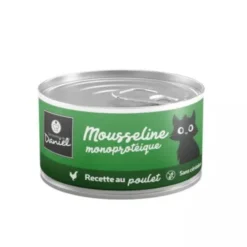 Lot de 6 mousselines chat 85g saveurs mixtes Menu Dégustation - Les recettes de Daniel