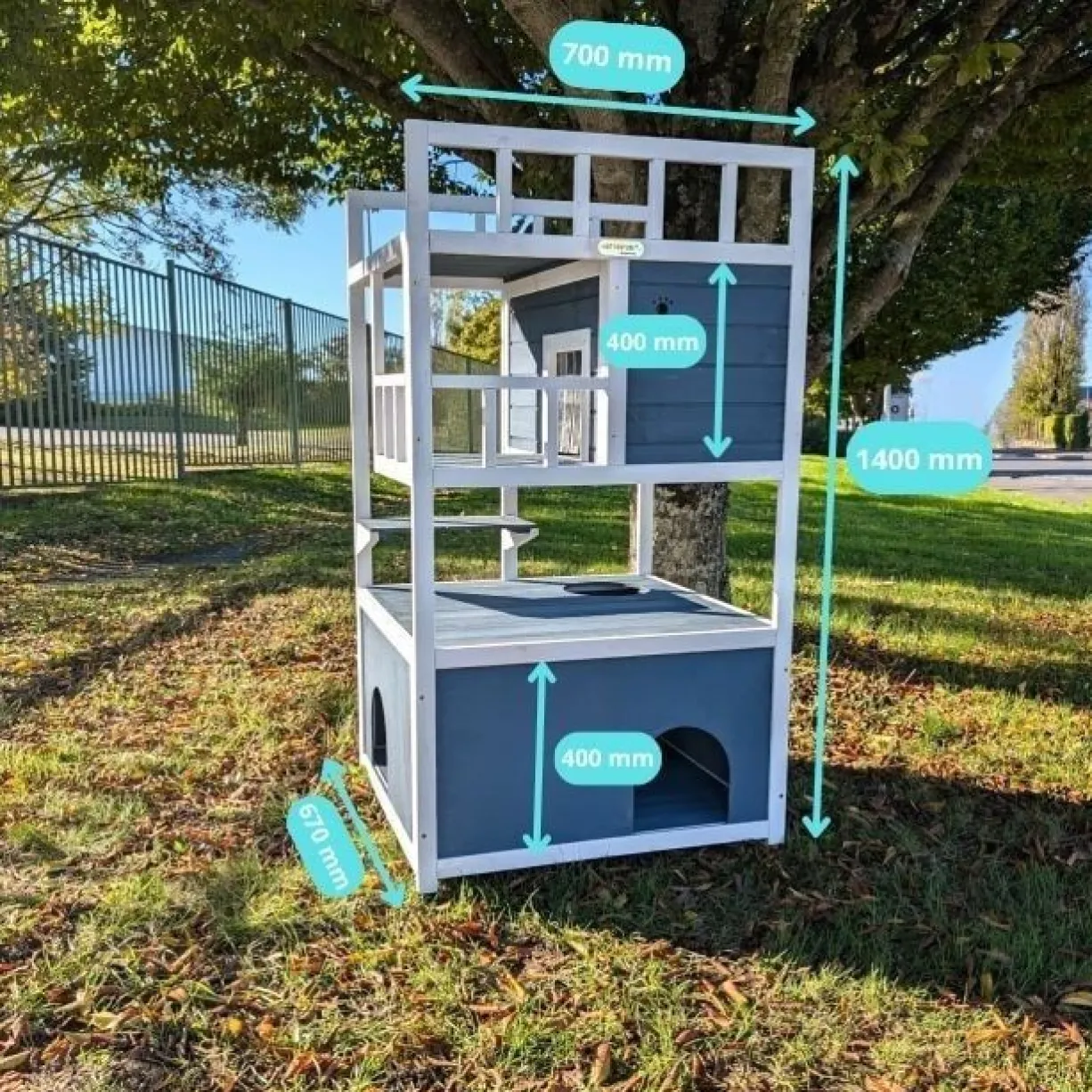 Maison Triplex "Romeo" pour Chat - Kat'Venture